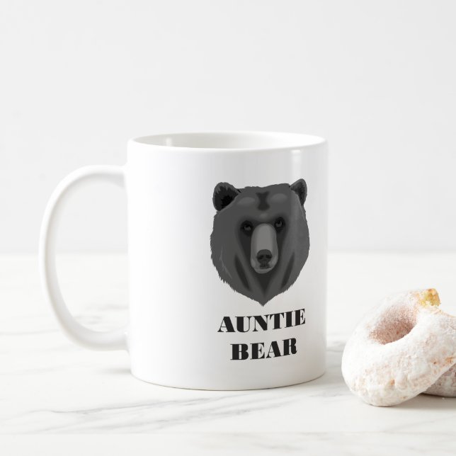 Gullig Auntie Uthärda Kaffe Råna Kaffemugg (Med munk)