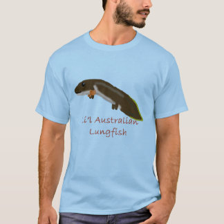 Gullig australiensisk Lungfish T-shirt