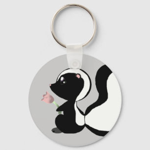 Gullig baby djur - Skunk Keychain Nyckelring