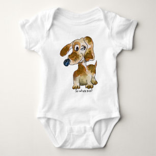 Gullig baby för tecknadvalphundar t shirt