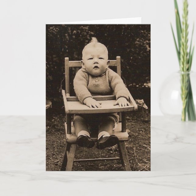 Gullig baby kort (Framsida)
