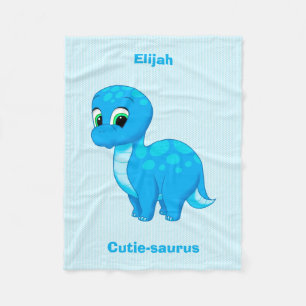 Gullig baby med hjärtfelDinosaur Fleecefilt