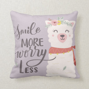 Gullig babyAlpaca Kudde