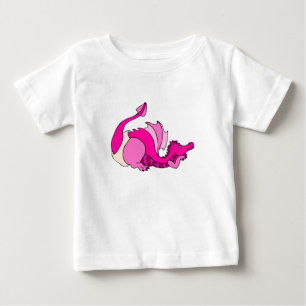 Gullig babydrake i blöja tee