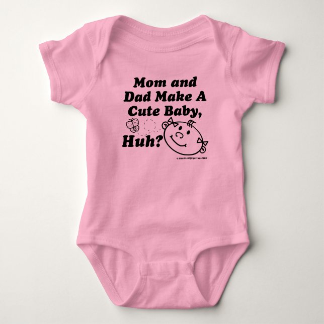 Gullig babyfjärilsT-tröja Tee (Framsida)