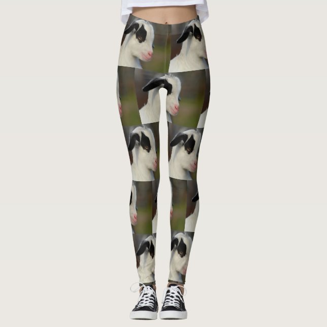 Gullig babyget leggings (Framsida)
