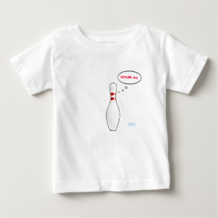 Gullig babykastarereservdel mig bowlinglagmaskot tee