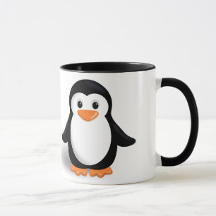 Gullig babypingvin mugg
