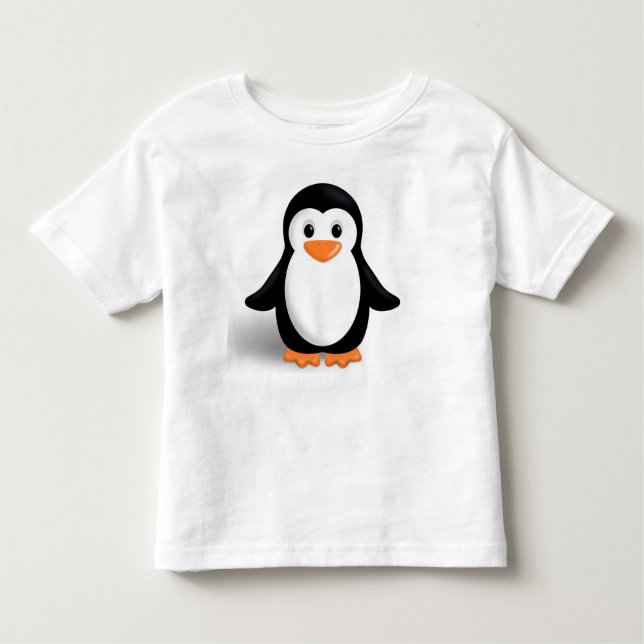 Gullig babypingvin t-shirt (Framsida)