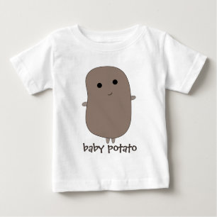 Gullig babypotatis t shirt