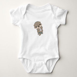 Gullig babyuttervalp tee shirt