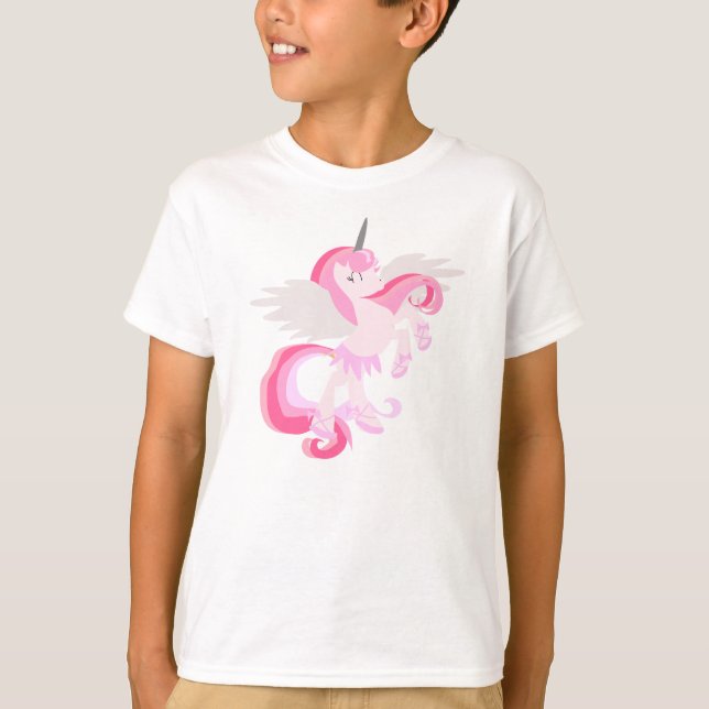 GULLIG BALLERINAUNiCORNSKJORTA Tee (Framsida)