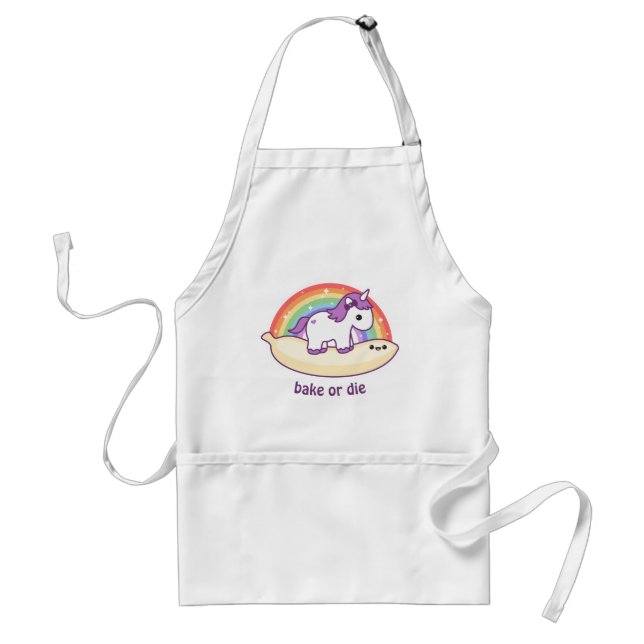 Gullig bananUnicorn Förkläde (Framsidan)