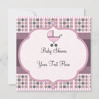 Gullig barnvagninbjudan inbjudningar