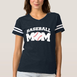 Gullig baseballmamma som är rolig och t-shirt
