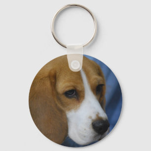 Gullig Beagle Keychain Nyckelring