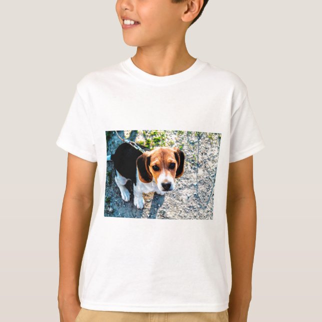 Gullig Beagle Tee (Framsida)