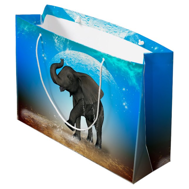 Gullig bebiselefant (Baksidan Vinklad)