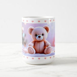 Gullig Björn Hjärta Kaffemugg