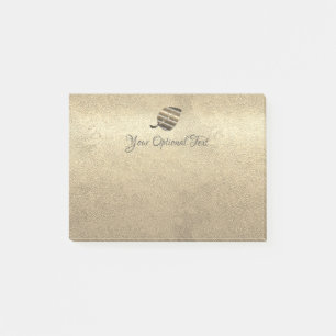 Gullig bladguld post-it block