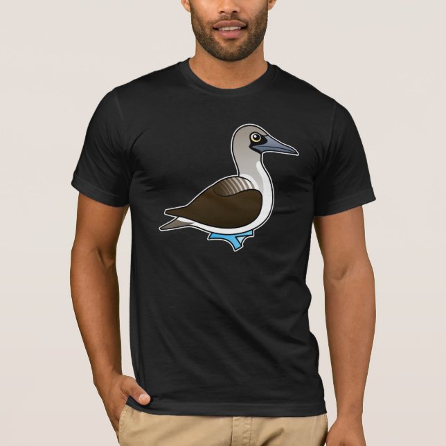 Gullig Blått-footed Booby Tee (Framsida)
