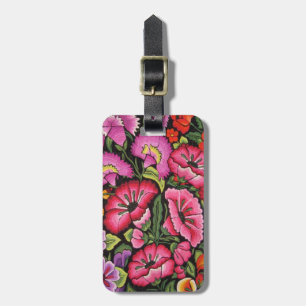 Gullig blommigt, blommor bagagebricka