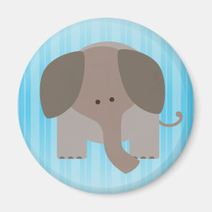 Gullig brun elefant magnet