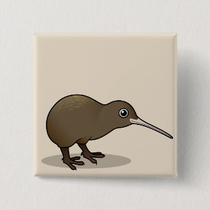 Gullig brun Kiwi från nyazeeländskt Knapp