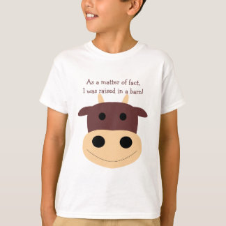 Gullig brun kobarnt-skjorta t-shirt