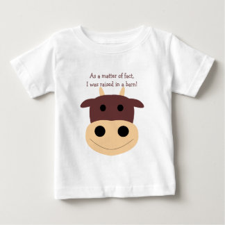 Gullig brun kospädbarnt-skjorta t-shirt