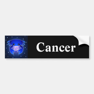 Gullig cancerZodiac Bildekal