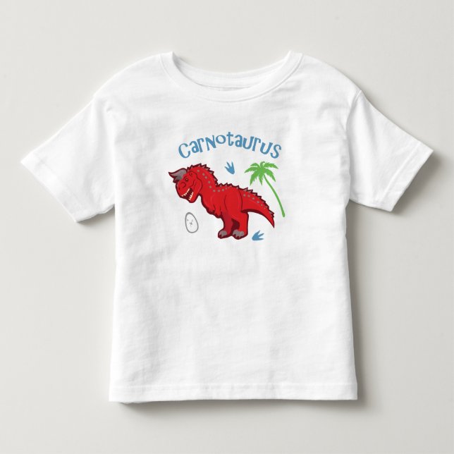 Gullig Carnotaurus Tröja (Framsida)