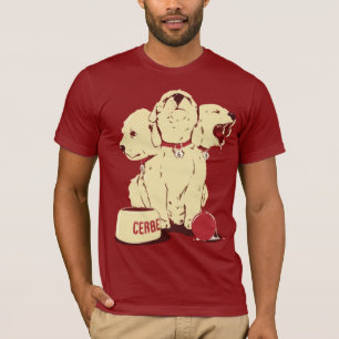 Gullig Cerberus tecknad T-shirt