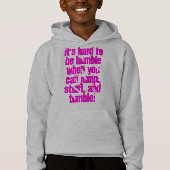 Gullig Cheerleading Hoodie Tee Shirt (Framsida)