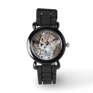 Gullig Cheetahunge Armbandsur