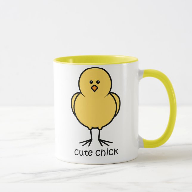 Gullig chickmugg mugg (Höger)