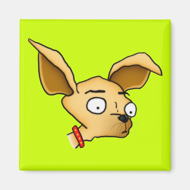 Gullig Chihuahua Magnet (Framsidan)