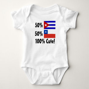 Gullig chilenare 100% för 50% kuban 50% tee shirt