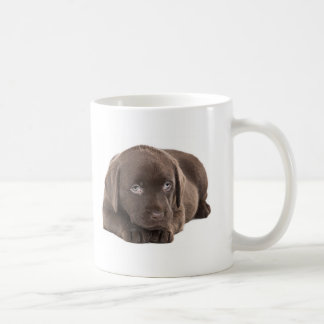 Gullig chokladLabrador valp Kaffemugg