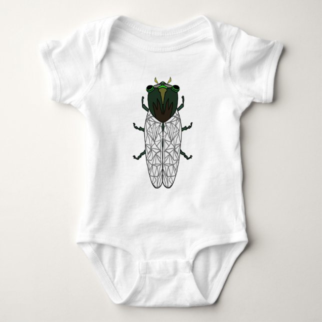Gullig cikada tee (Framsida)