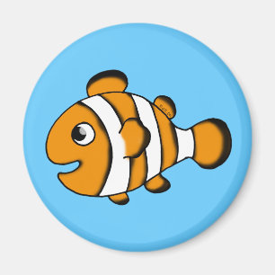 gullig clownfisk magnet