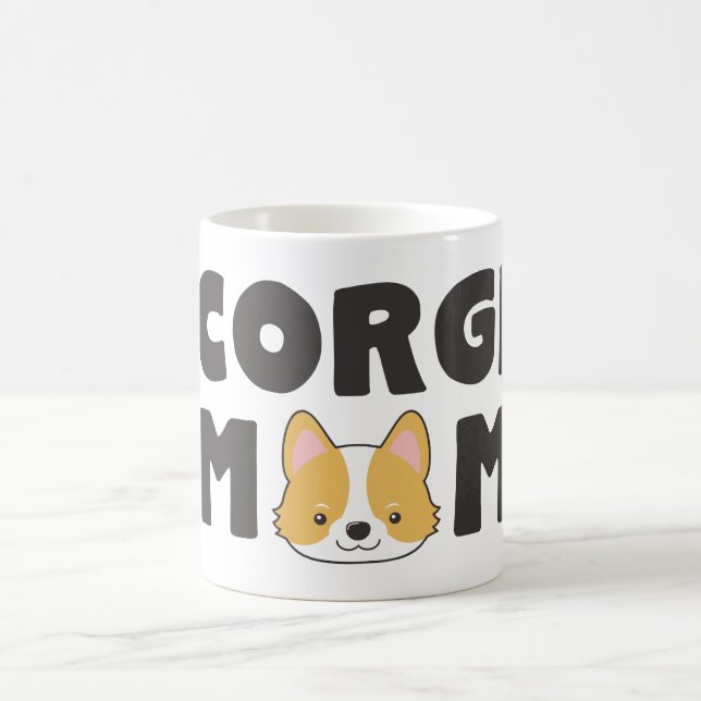 Gullig Corgimamma Kaffemugg (Center)