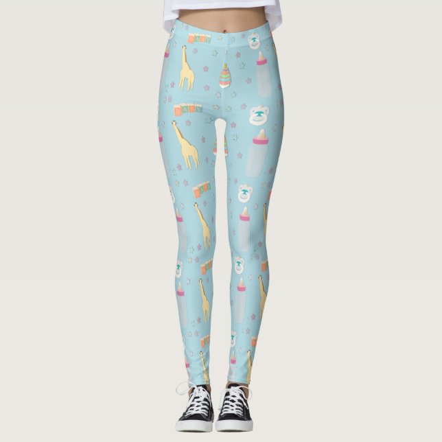 Gullig damasker för AB-damasker | ABDL | Baby4life Leggings (Framsida)