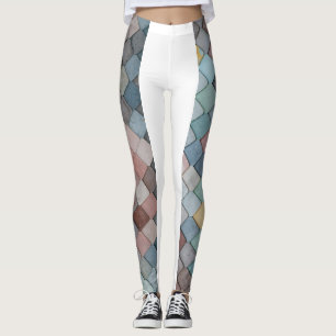 Gullig damasker för spring för leggings
