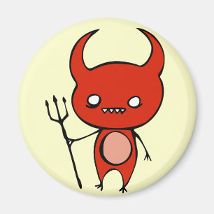 Gullig demon magnet