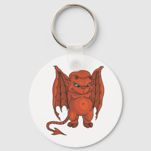 Gullig demon nyckelring