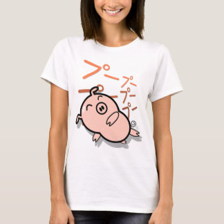gullig design för animestilgris tee shirt