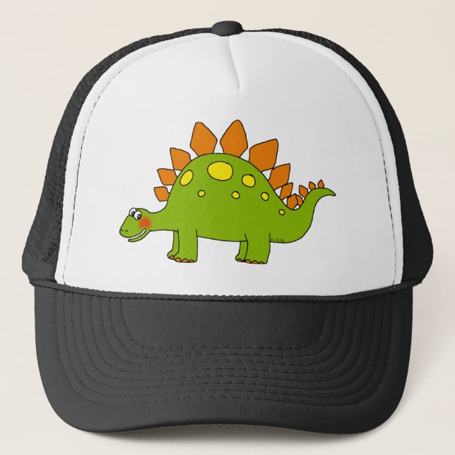 Gullig dinosaur - stegosaurus keps (Framsida)