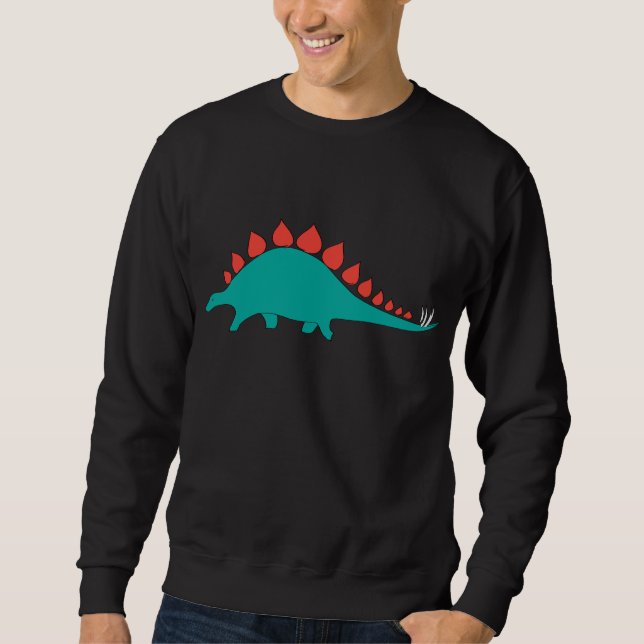 Gullig dinosaurstegosaurus t shirt (Framsida)
