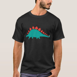 Gullig dinosaurstegosaurus t shirt